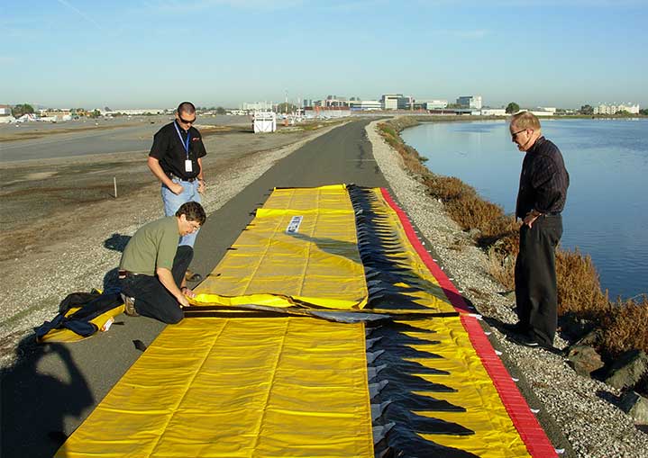 protección contra inundaciones shore street