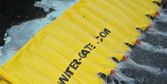 pollution par hydrocarbure en rivière retenue grâce à Water-Gate