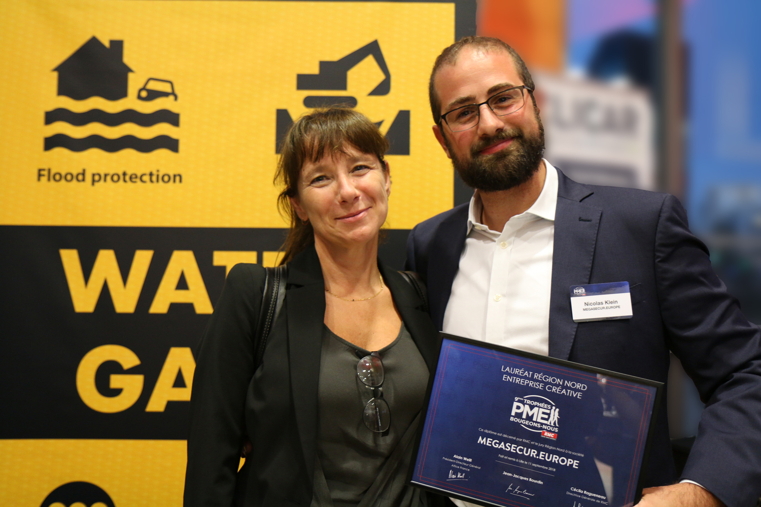 Nicolas Klein MegaSecur.Europe et Corinne Statnik ISA-Lille