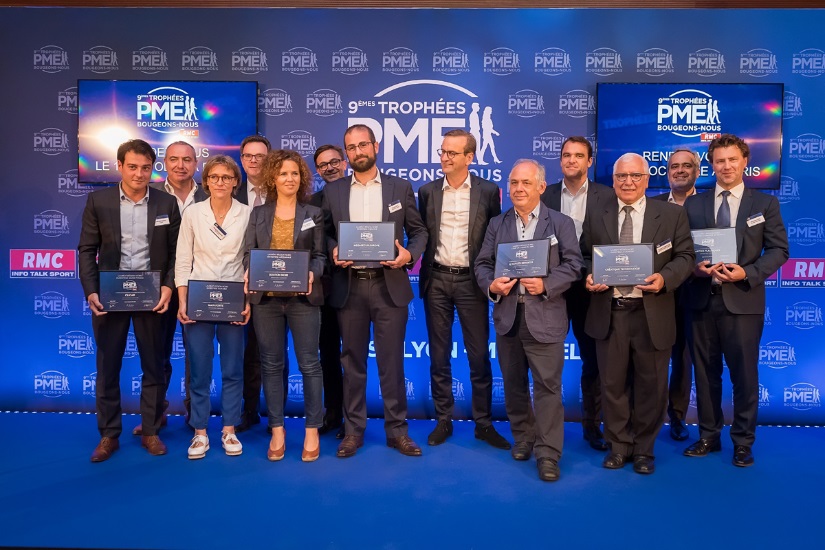 Trophées PME Lille Megasecur.Europe Nicolas klein Trophées RMC bougeons nous les PME